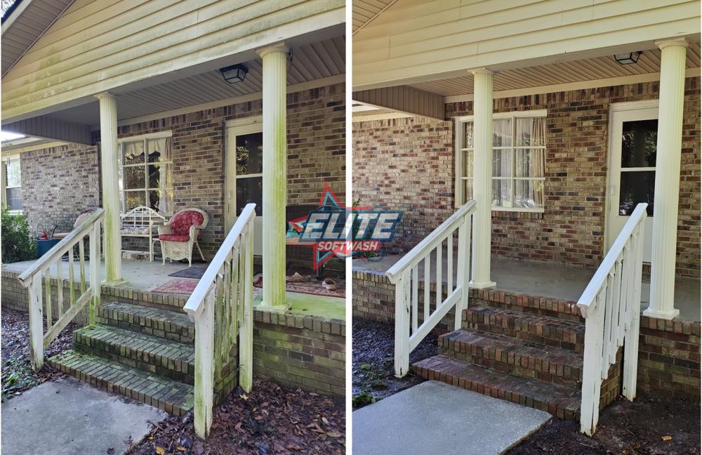 Front porch brick cleaning goose creek sc