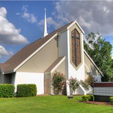 Church and steeple cleaning